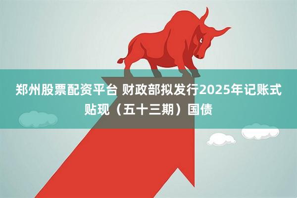 郑州股票配资平台 财政部拟发行2025年记账式贴现（五十三期）国债